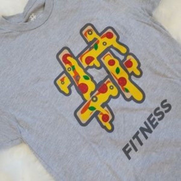 ✅ GRAY #FITNESS T-SHIRT - Picture 2 of 2